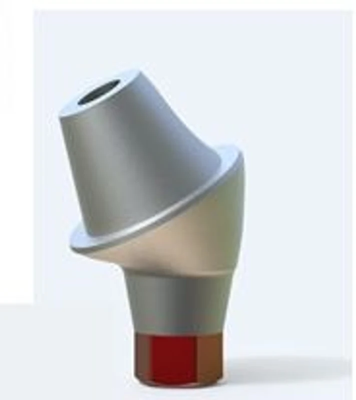 Render de Pilar Multi Unit 3.3 mm / 0° · GH 1 mm